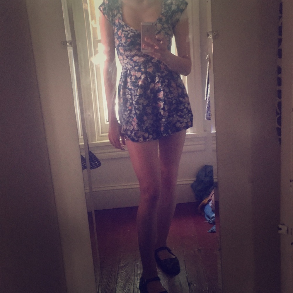 Kimchi Blue floral romper